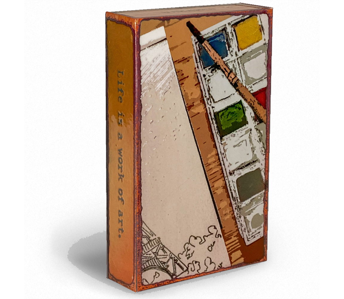 "Brush Stroke" Retired Spiritile by Houston Llew